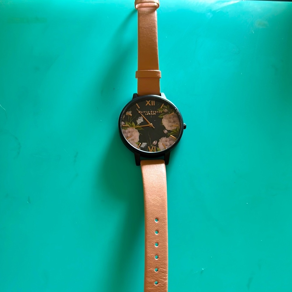 Olivia Burton floral watch